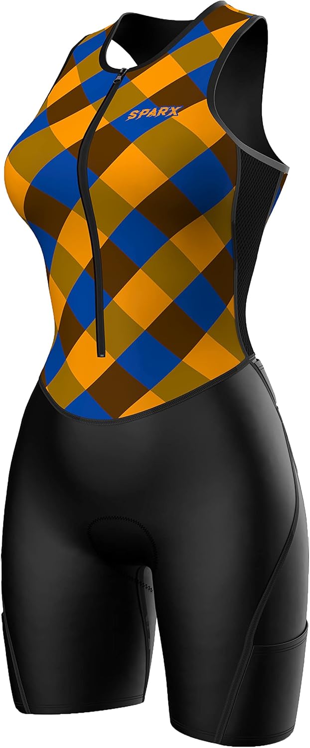 Sparx Women Triathlon Suit Tri Short Racing Cycling Swim Run