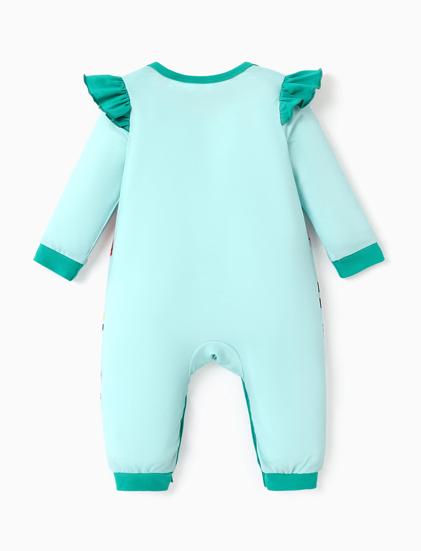 Disney Prinzessin Cinderella Ariel Tiana Minnie Winnie König der Löwen Baby Mädchen Jungen Rüschen Langarm Strampler Neugeborene bis Kleinkind