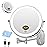 FUNTOUCH Rechargeable Wall Mounted Makeup Mirror with Lights,5000mAh Double Sided 3X/20X Magnifying,3 Color Lights,Touch Dimmable, Extended Arm 360 Rotation Lighted Bathroom Mirror with Magnification