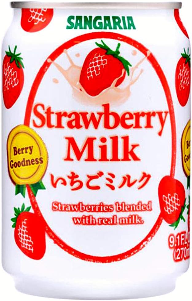 Strawberry Milk, Product of Japan, 8.96 Fluid Ounce (Pack of 24)