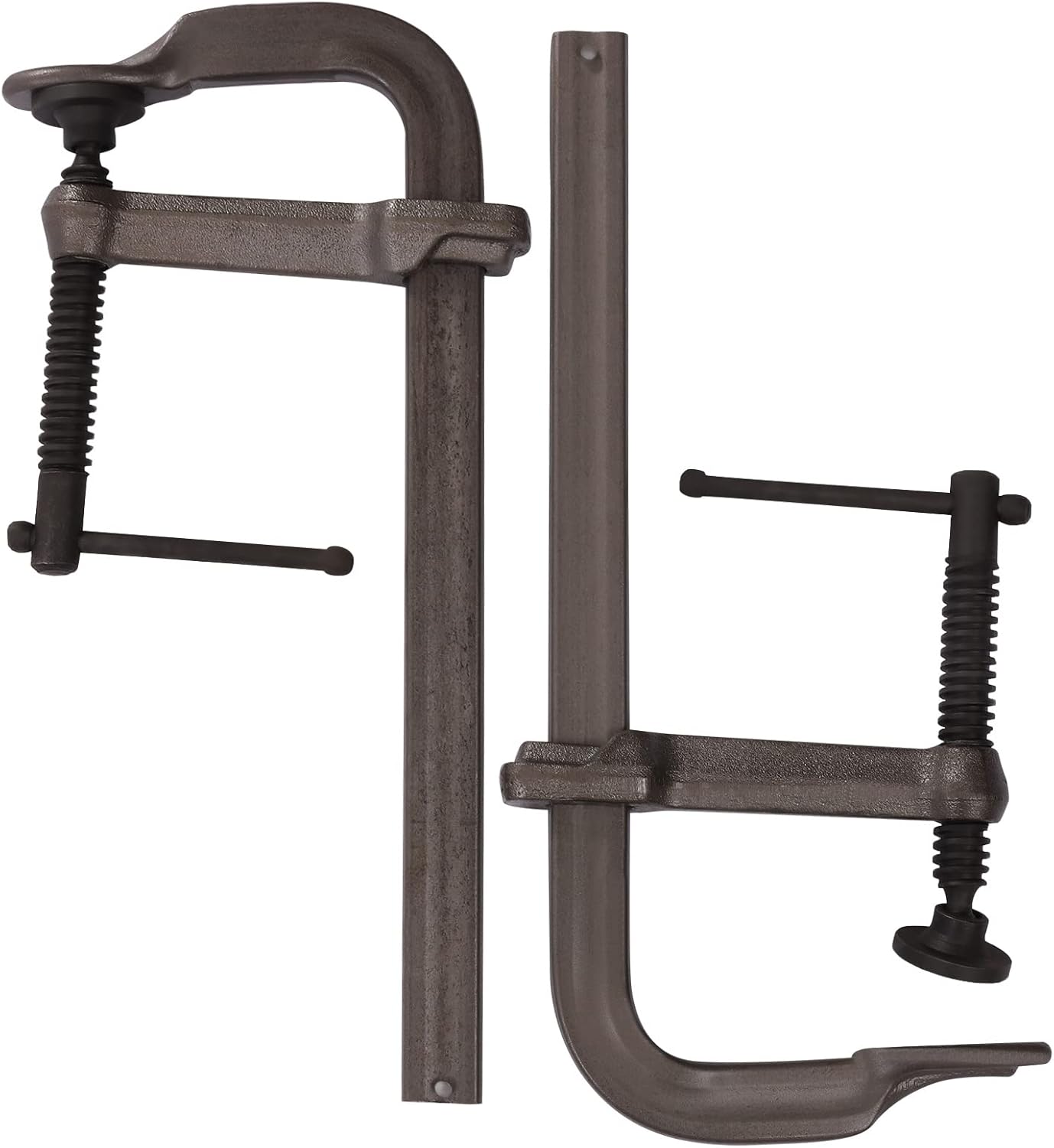 2 Pack Bar Clamps, Thick Rail F Clamp 12inch 43/4Inch Throat 300 x