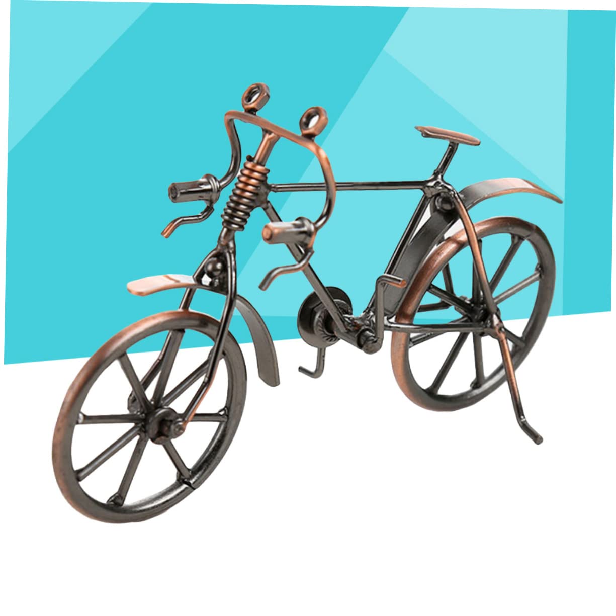 Cabilock Unique Model Bicycle Iron Bike Mold Home Wall Decor Bike Decor for Home