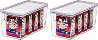 iDesign Rosanna Pansino x Recycled Plastic Kitchen Storage Bins, Includes 1 Large Bin with Lid and 4 Small Bins, Modern Playful Style, Lavender Sprinkles, 6' x 12' x 6' (Pack of 2)