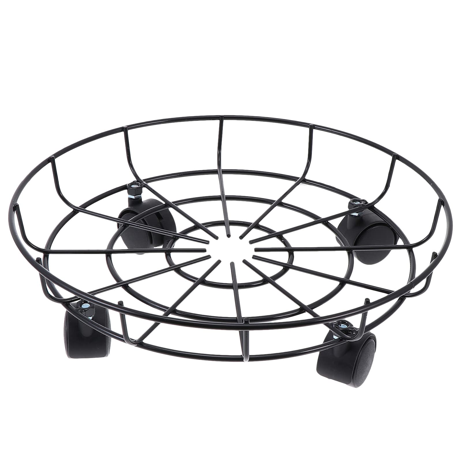 GALPADA 1Pc Heavy Duty Plant Flower Pot Base with Swivel Casters Durable Floor Type Planter Holder for Easy Mobility for Indoor and Outdoor Use