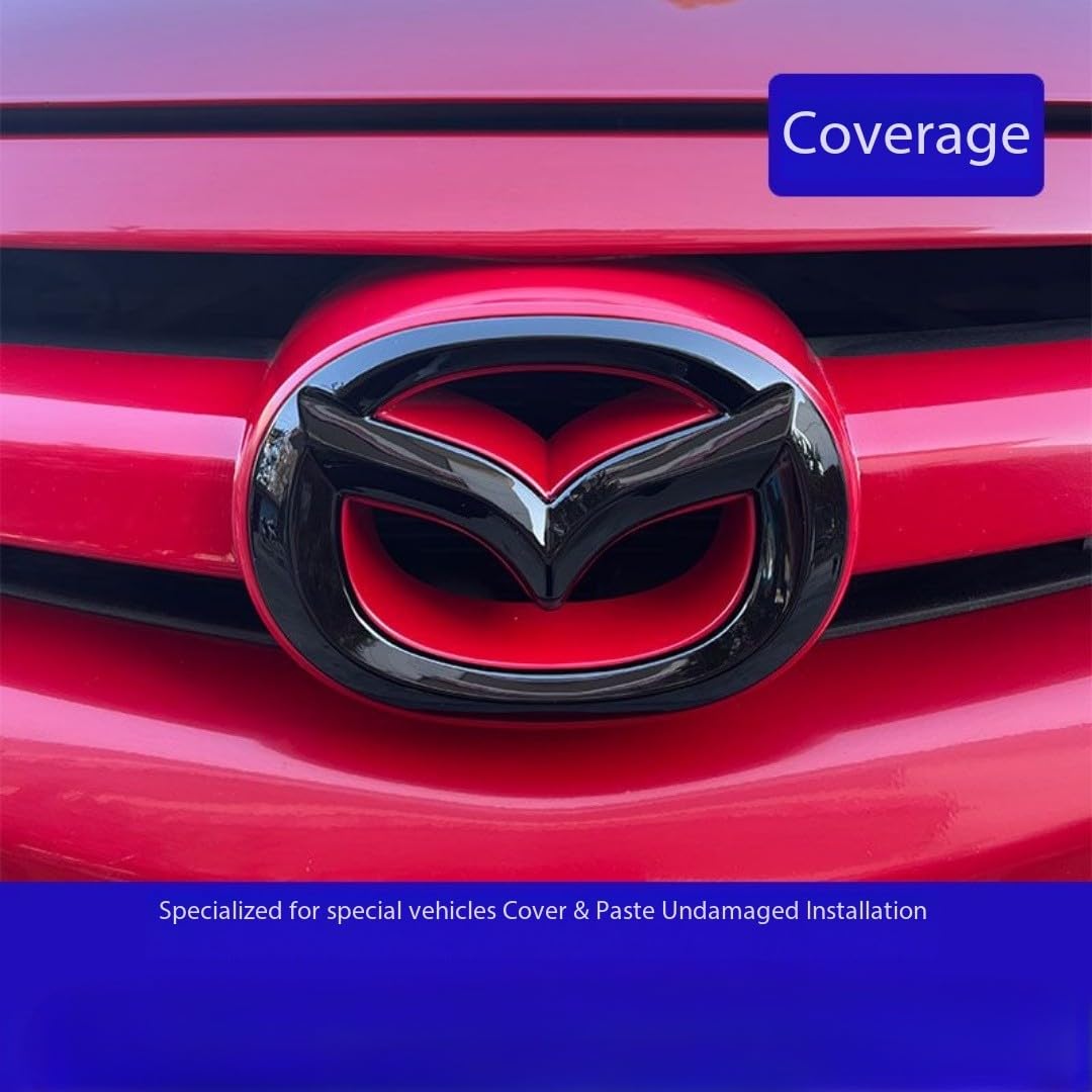 Car Emblems Badge For Mazda 3 2009-2013 Front Trunk Logo Sticker Front Center Grille Emblem Emblem