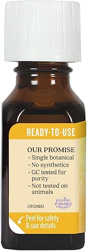 Miniatura 3 de Aura Cacia Aceite esencial de madera de Buda en aceite de jojoba | GC/MS probado para pureza | 0.5 onzas líquidas