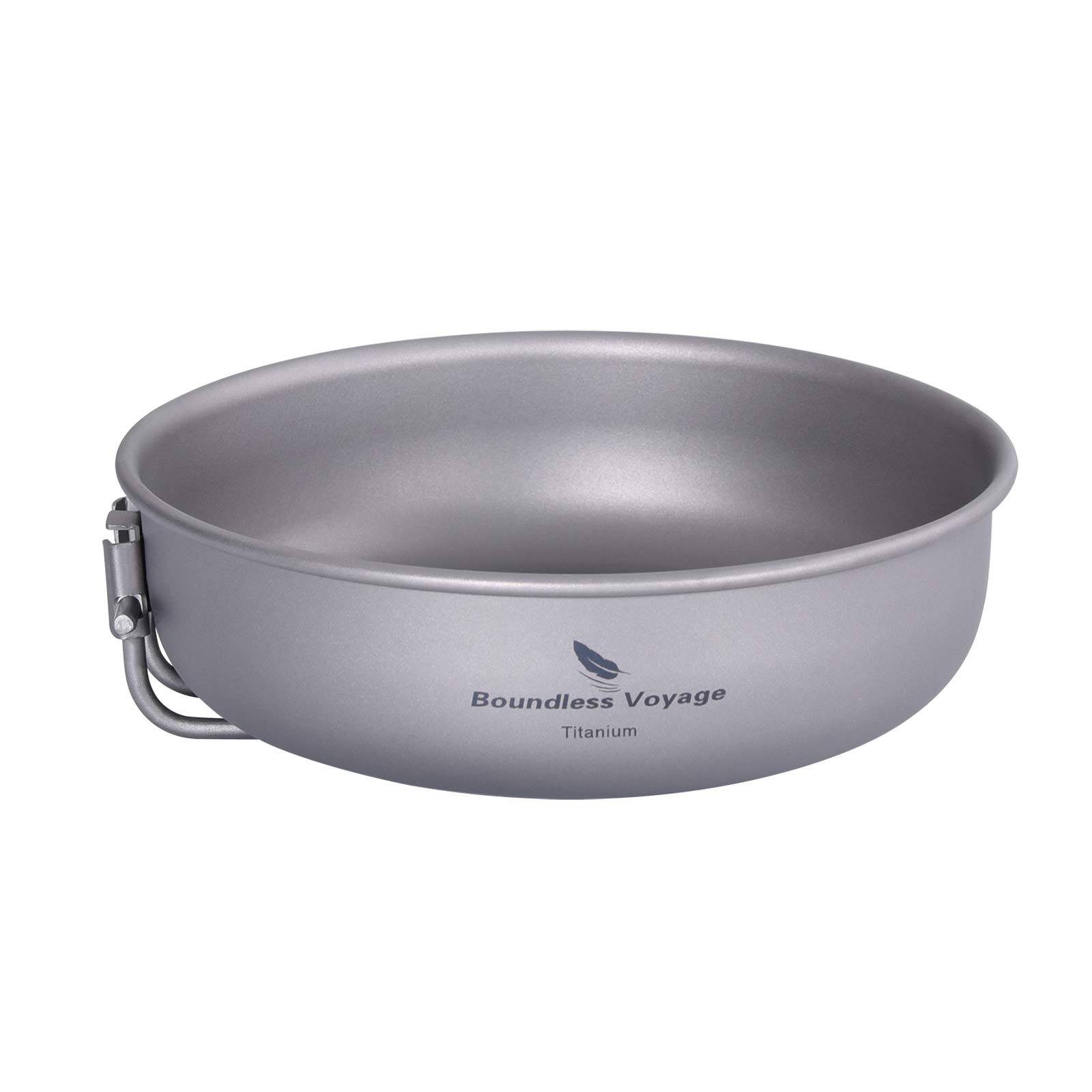 Batterie De Cuisine En Cuivre IBasingo Pot à Soupe à Vapeur En Titane Poêle à Frire Avec Couvercle Batterie De Cuisine De Camping 1900 ML Et 900 ML Casserole De Plateau De - 13