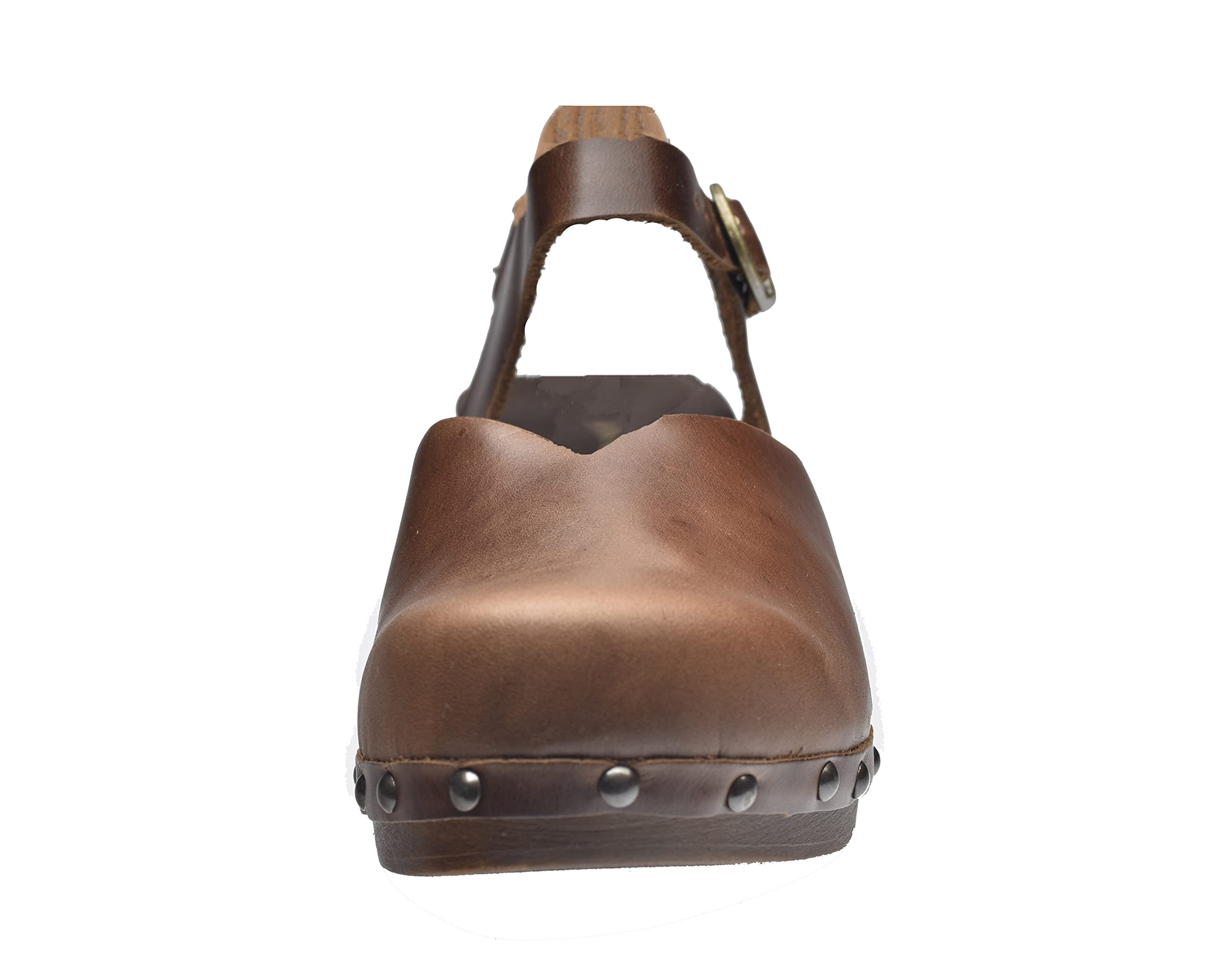 Sanita, NON Wood - SOLAIMA Sandal Leather, Scarpe Sandali Zoccoli Moda Casual Fashion