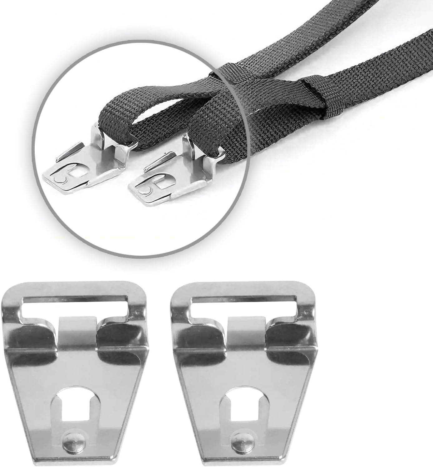 Customs Fit Metal Strap Clips Specifically for RB67 RZ67 Models Cameras Featuring AntiSlip and Simple Mount Buckles Quick Release Camera Strap Clips