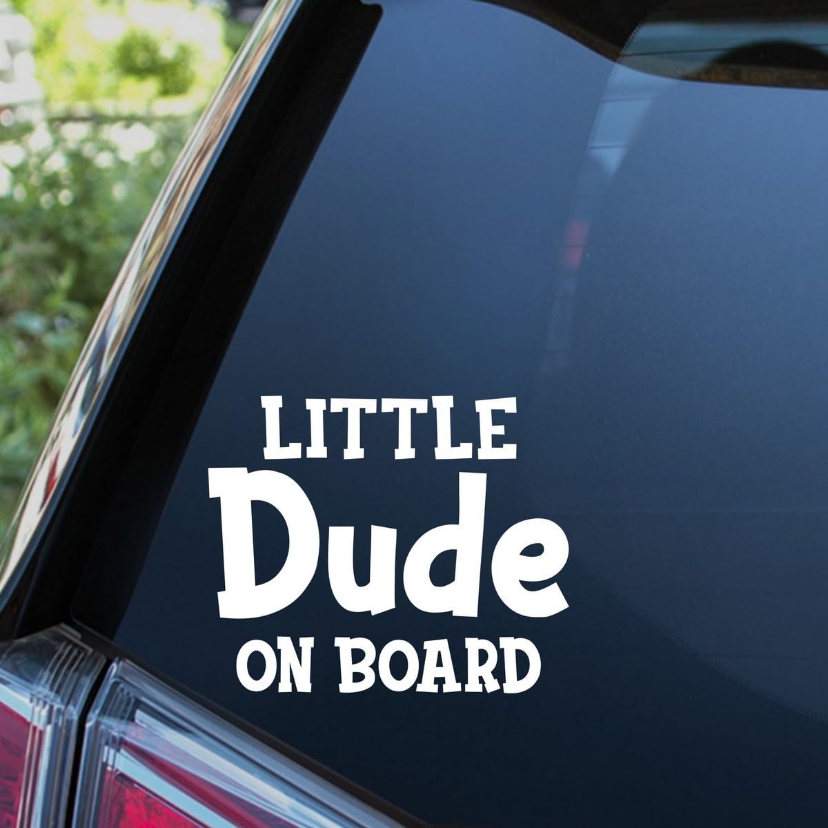38K Vinyl Graphics Little Dude On Board Sticker Baby Child Children Funny Car Decal