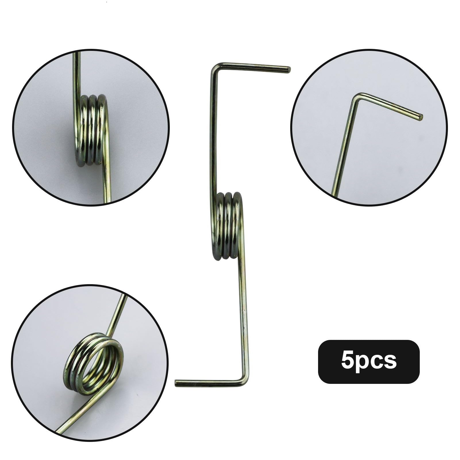 5 Stück Metall Spannfedern Bronze - 7,7cm Ersatzfedern Für Werkzeuge