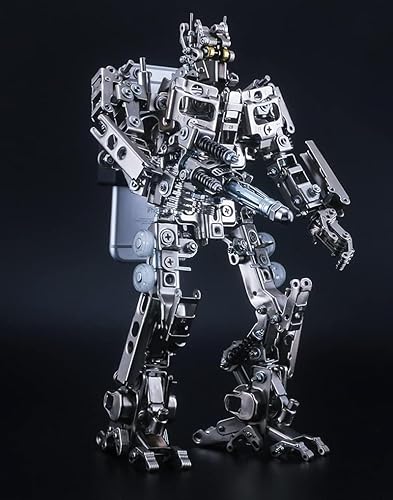 Kits de modelo de metal 3D para adultos, rompecabezas de metal 3D, modelo de soporte mecánico para teléfono con kit de herramientas, rompecabezas de
