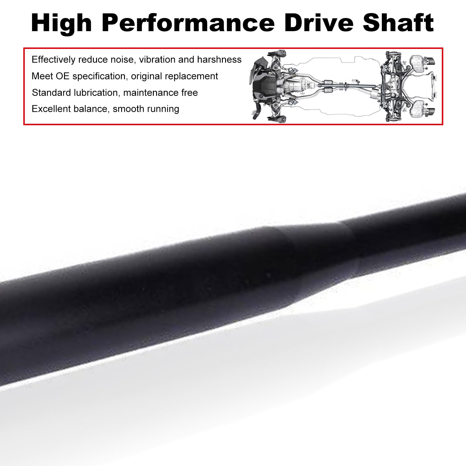 Amazon.com: Bapmic 2044106701 Front Drive Shaft Assembly