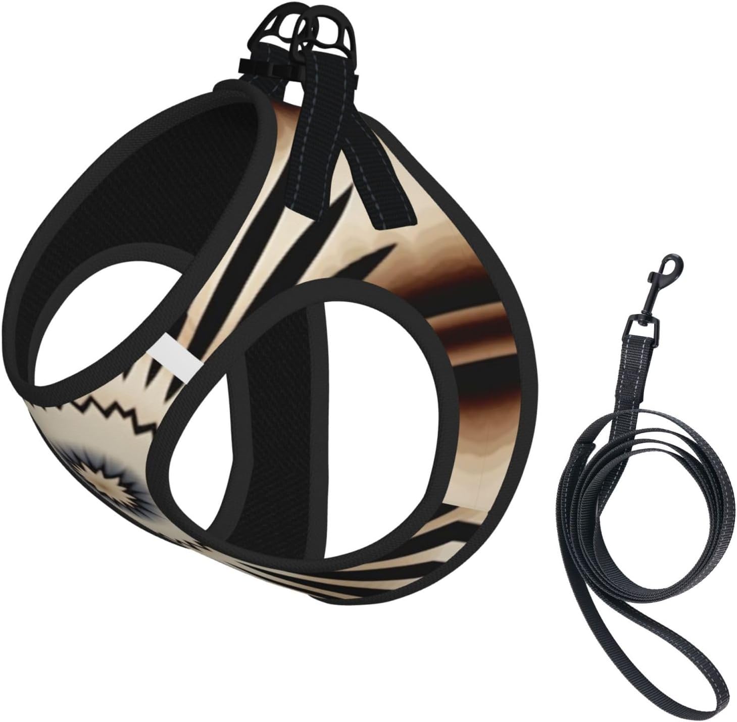Hypnosis Pet Vest Small Size Dog Harness and Leash Set, Reflective & Breathable for Puppy Training Without Accessories Large