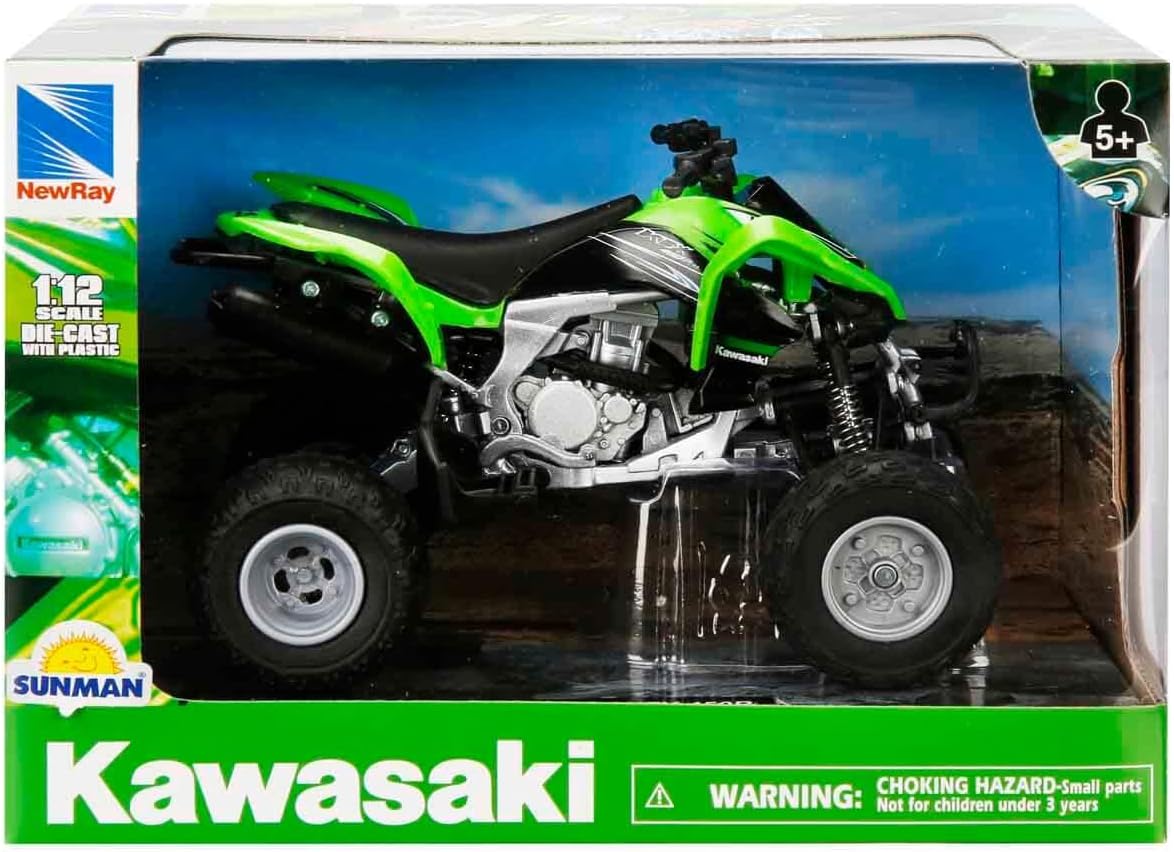New Ray Toys 1:12 Scale ATV - KFX450R - 57503, Assorted color.