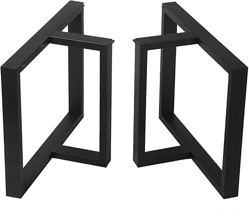 Miniatura 4 de MBQQ - 2 patas para muebles, patas de mesa de decoración rústica, patas de metal resistentes, patas de mesa de comedor, industrial moderno, patas de