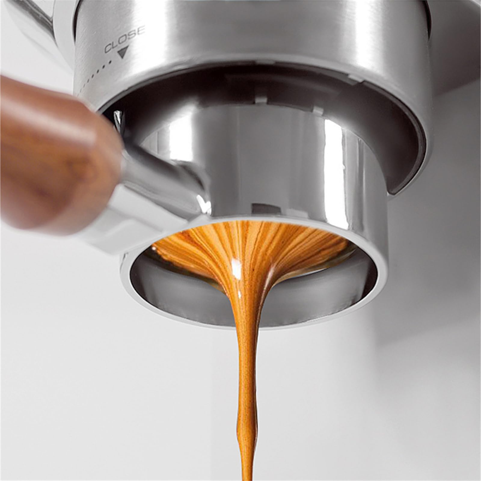 Portafiltro profesional para café espresso con cesta de filtro de 4 tazas, 51 mm, portafiltro sin fondo para EC9335/9665/9155