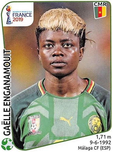 Miniatura 1 de 2019 Panini FIFA Women's World Cup France Album Stickers (Individual Sticker Only) Soccer #364 Gaelle Enganamouit Cameroon 2 Inch by 2 12 Inch
