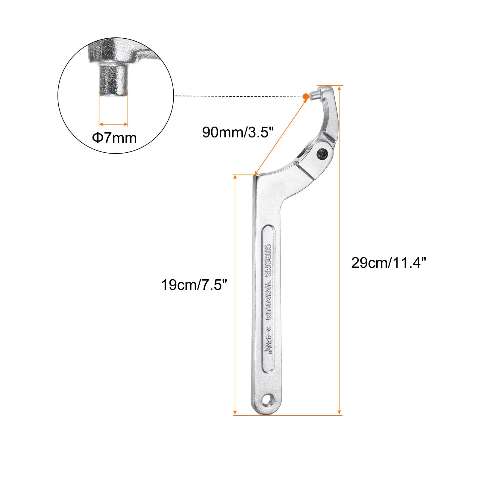 Roulements à Semelle 2 UC207-22 Avec Logement Bride | Diamètre Arbre 1-3/8 Pouces | Acier Chromé Gcr15 | Prélubrifiés Roulement Acier Chromé Gcr15