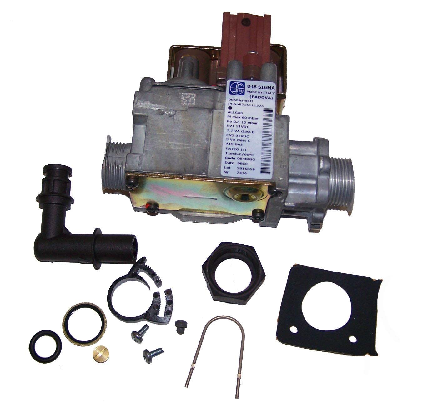 Worcester Greenstar i/i Junior/Si/Ri SIT Sigma 848 Gas Valve 87161113250 (S/S 87161070520 87161070530) Genuine Part - Hanicks