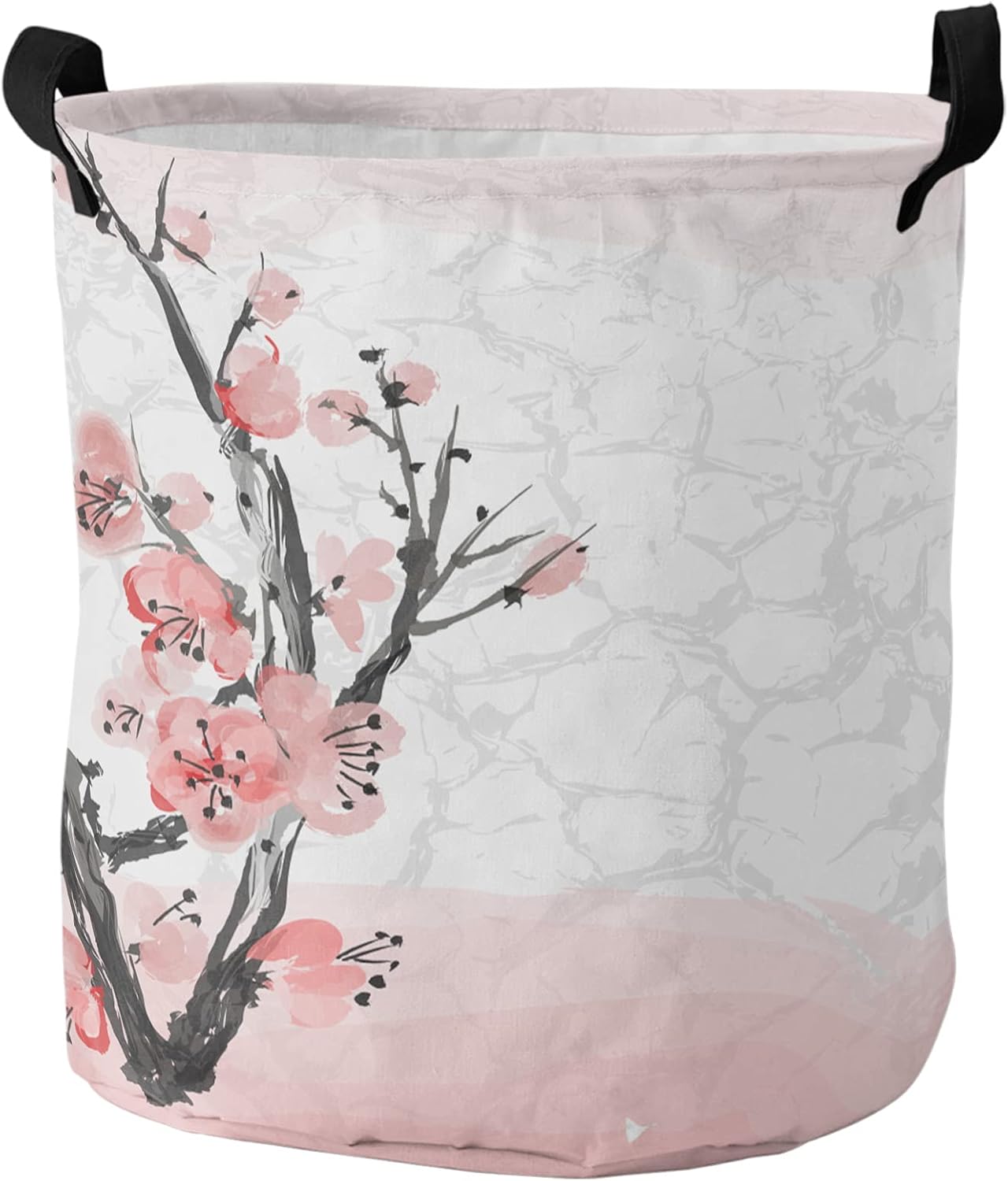 Oxford Fabric Storage Bin Spring Love Cherry Bolssom