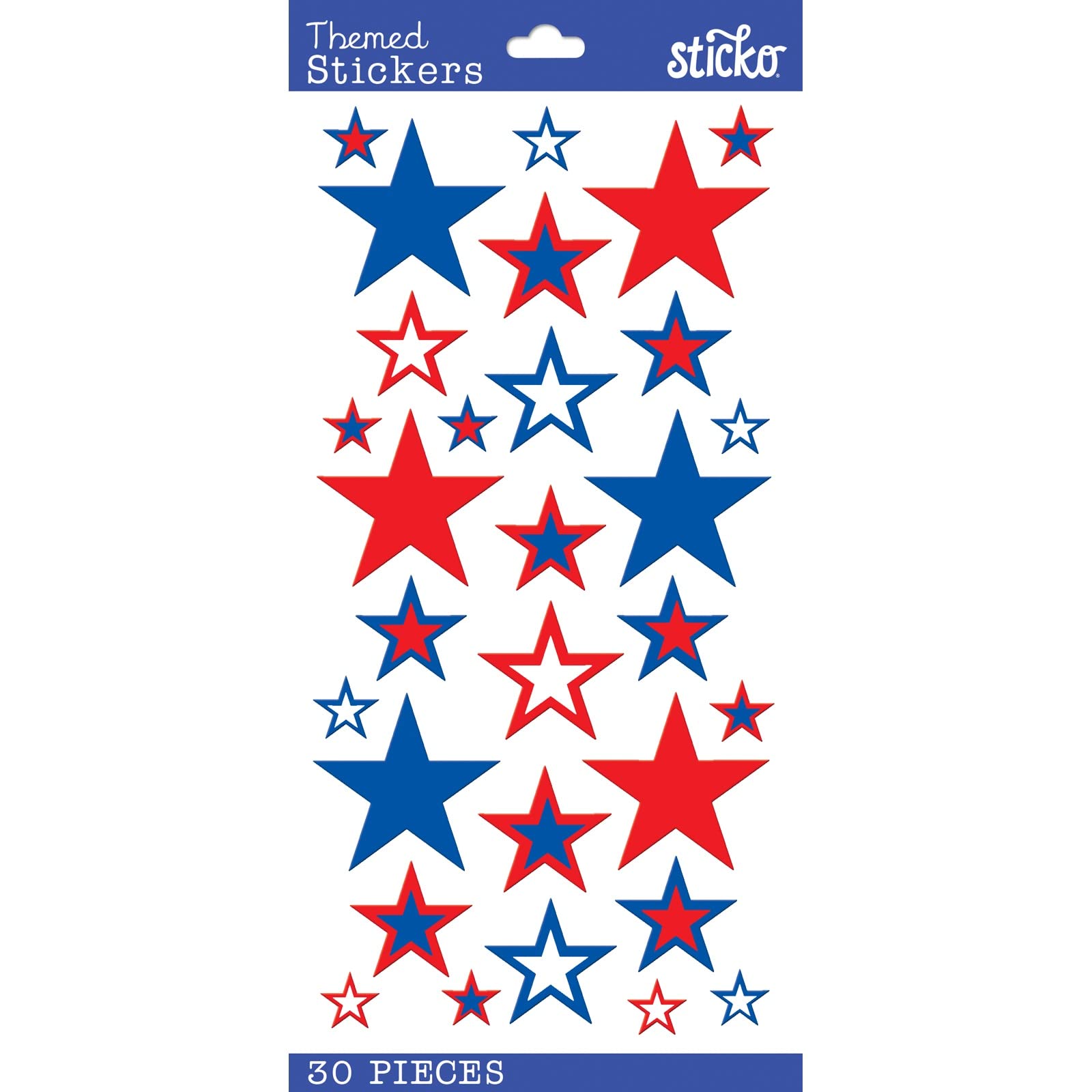 Sticko Themed Stickers-4th of July Stars