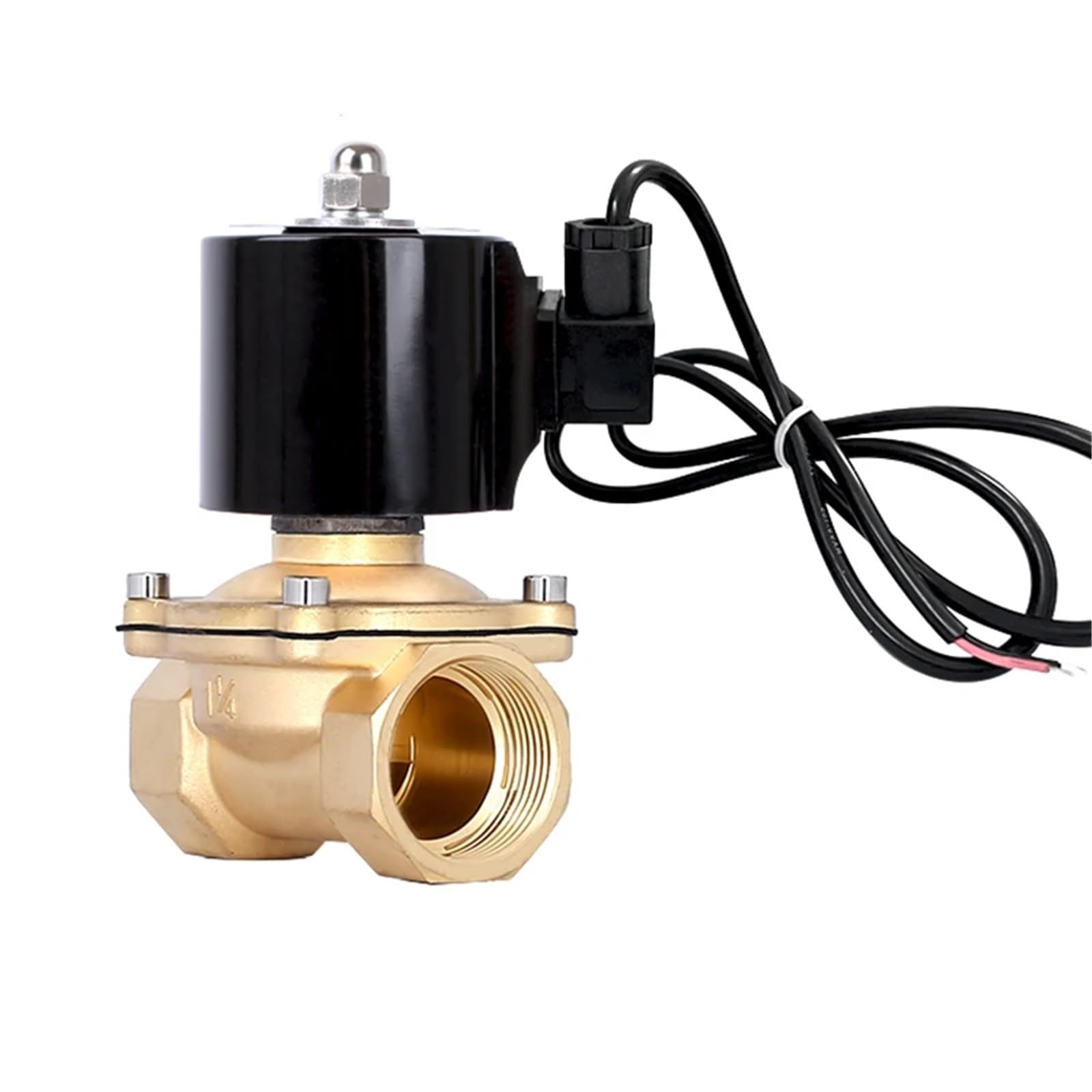 Électrovanne sous-marine en laiton massif 1-1/4 pouce étanche 240V