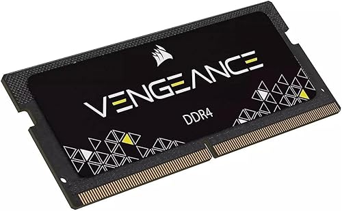 Miniatura 2 de CORSAIR Vengeance SODIMM DDR4 RAM 16GB (1x16GB) 3200MHz CL22-22-22-53 1.2V Intel AMD Laptop Memory - Negro (CMSX16GX4M1A3200C22)