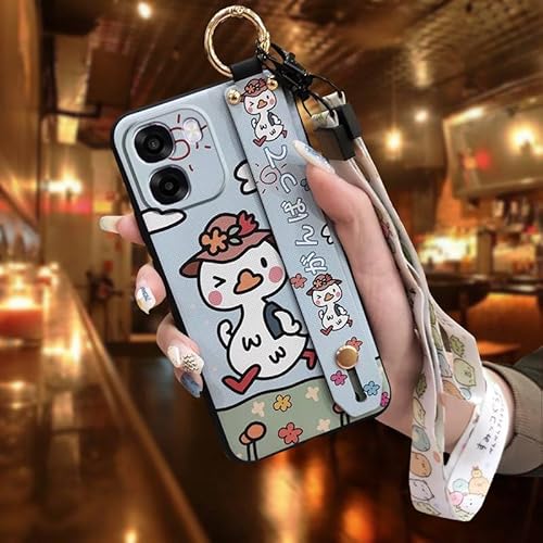 Phone Case Compatible with OPPO A6X 4G Global/5G Global, Design Silicone Cartoon Anti-knock Durable Shockproof Ring Dirt-resista
