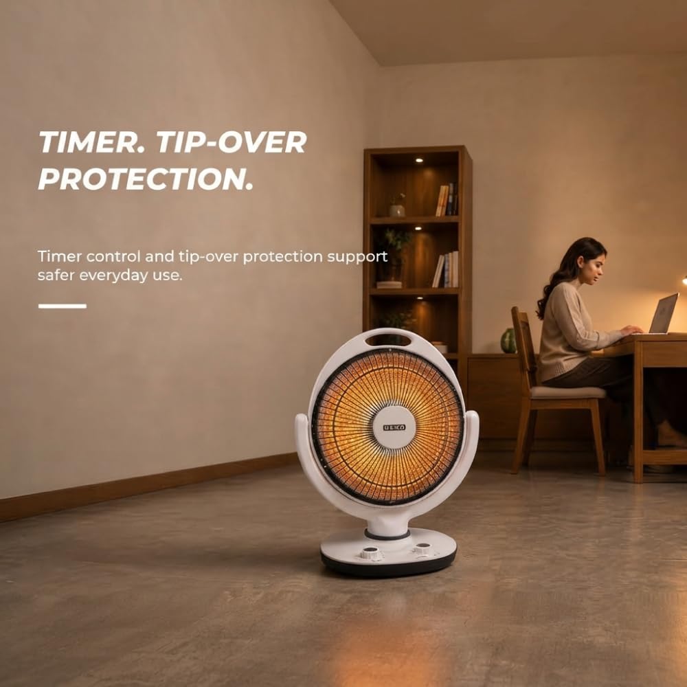 Usha Sun Carbon Heater - Instant Warmth & Safety -5 Usha Sun Carbon Heater - Instant Warmth & Safety -5