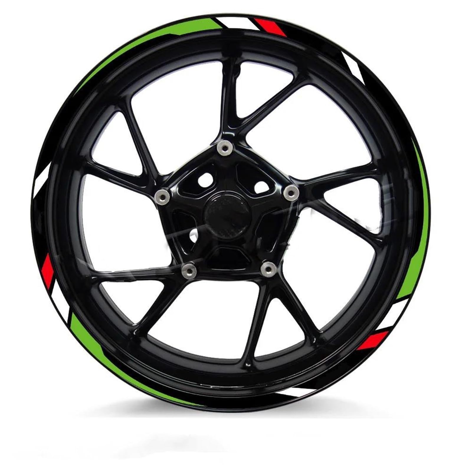 Motorcycle Wheel Sticker for Ducati for Hypermotard 950 for Diavel 1260 V4 for Multistrada 1200s Reflective Motorcycle Wheel Sticker Stripe Decal(17 Inch 002)