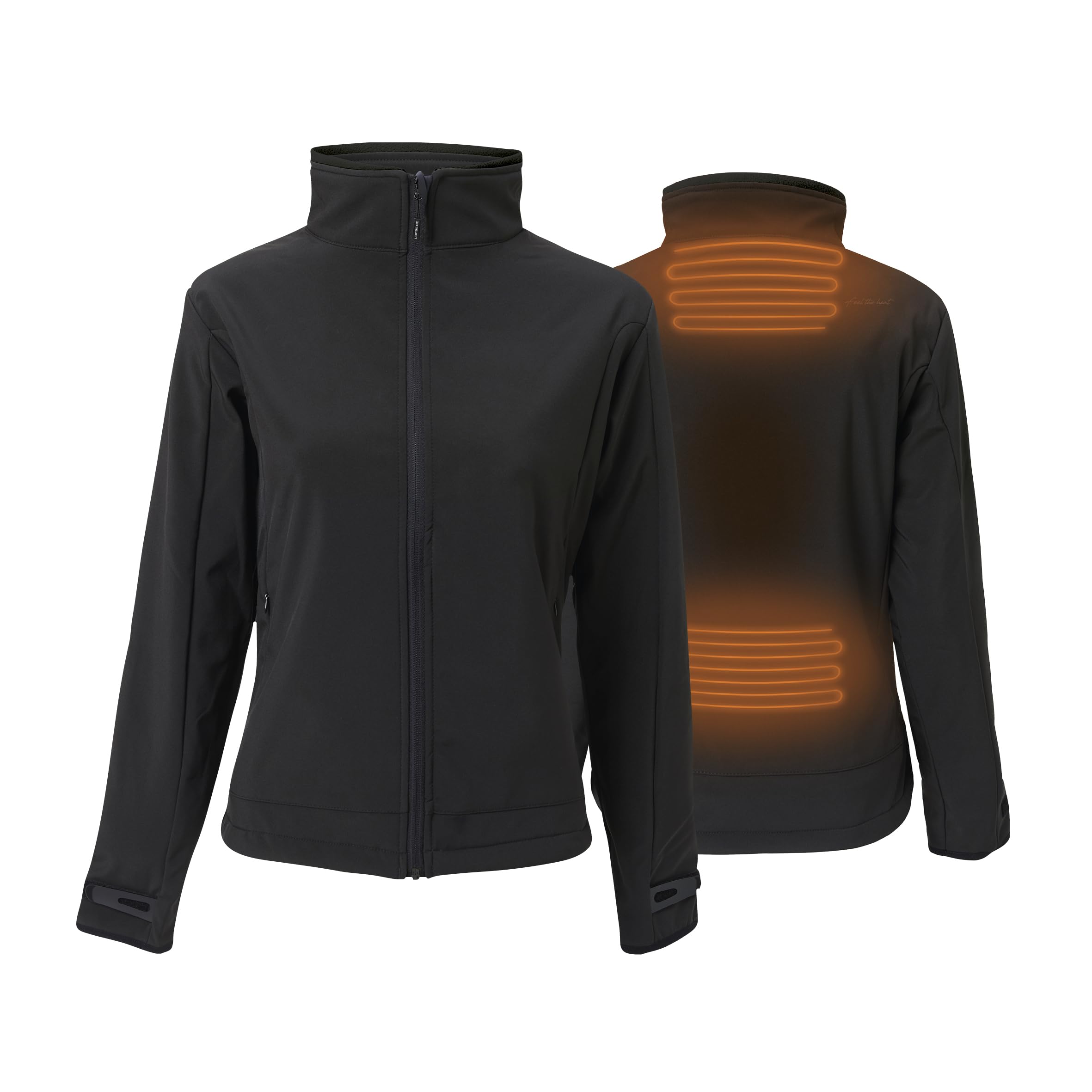 Veste softshell chauffante manches longues vêtement coupe slim