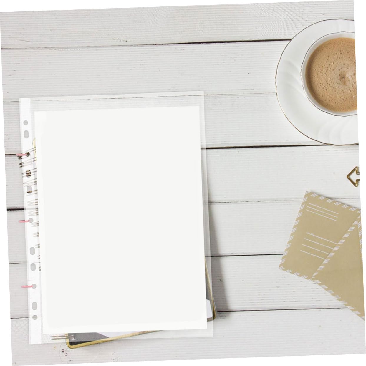 Buste Portadocumenti Trasparenti in Plastica Resistente 100 Pezzi A4 Per Raccoglitori Per Foto Ricette Certificati E Documenti in Ufficio Scuola E Casa