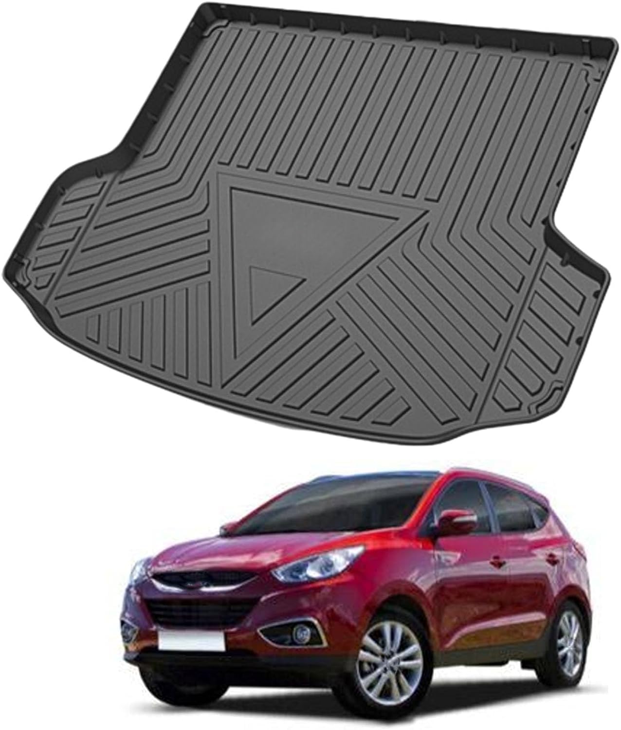SPINGF Bootliner for Hyundai IX35 2010-2017 waterproof raised