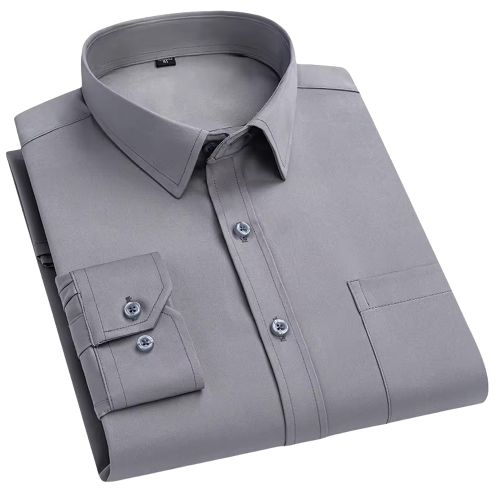 Camisa de vestir blanca para hombre de corte slim fit 7