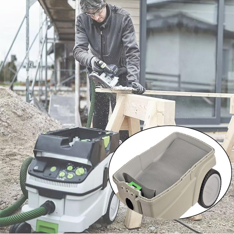 496121 reusable 36 vacuum cleaner dust bag, long-lived dust bag, compatible with Festool CT36E/AC vacuum cleaner.