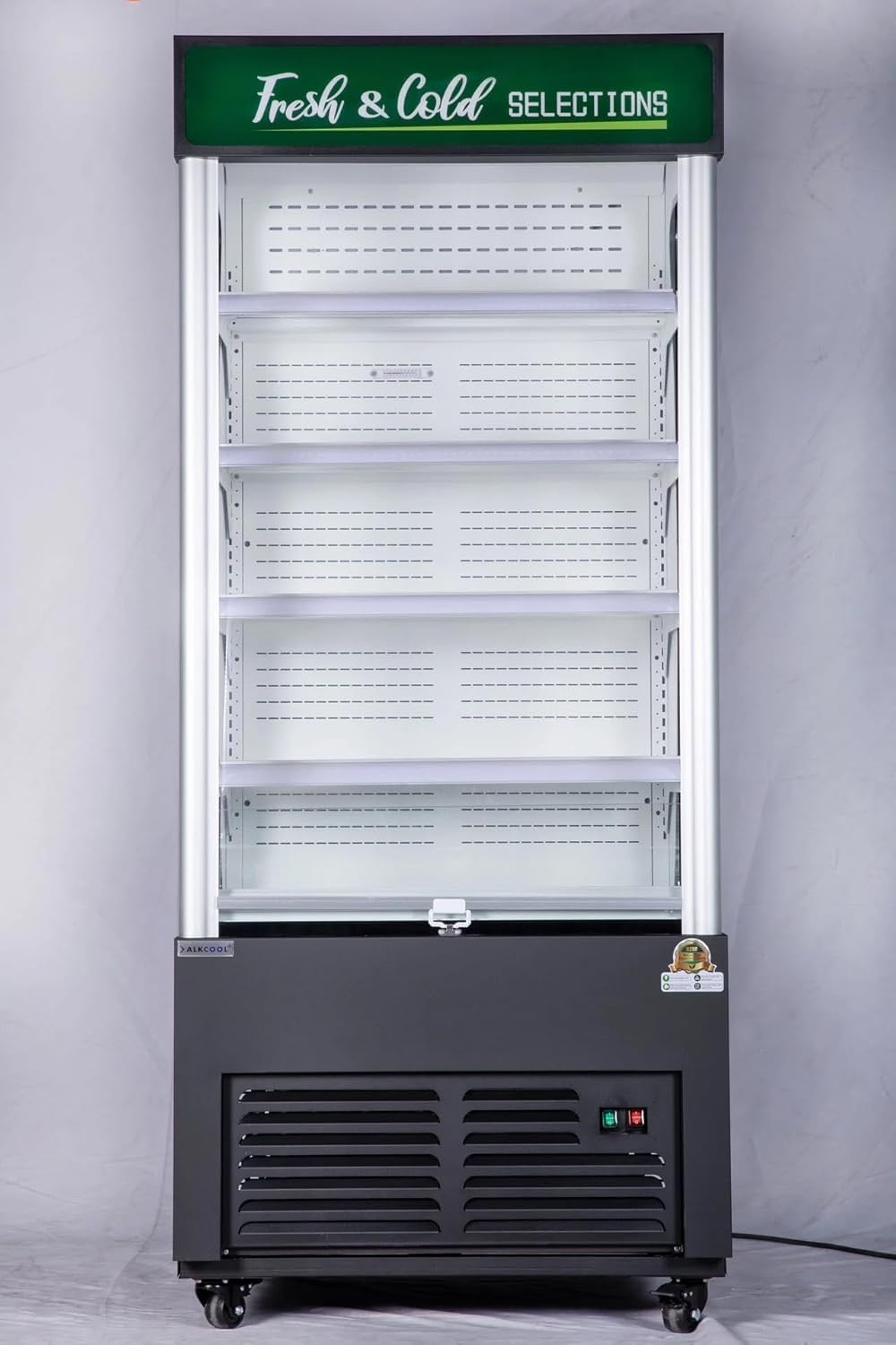 36‘’ Open Air Merchandiser Display Refrigerator Cooler Commercial Refrigerator, Grab and Go Showcase Merchandiser Display Cooler,ETL Sanitation