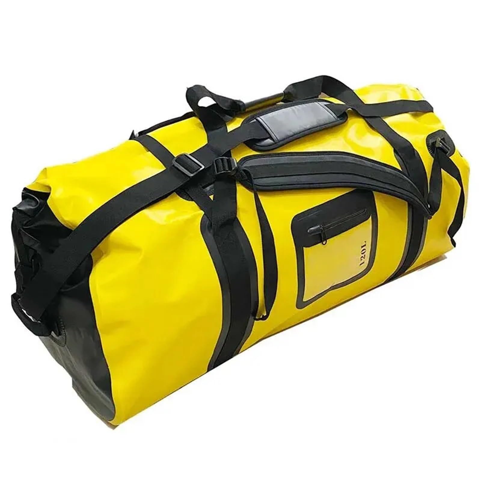 Borsa Nuoto Borsa da viaggio impermeabile per motocicletta, borsa da sella, ciclismo, palestra, kayak, canottaggio, rafting, pesca, avventure all'aria aperta(120L)