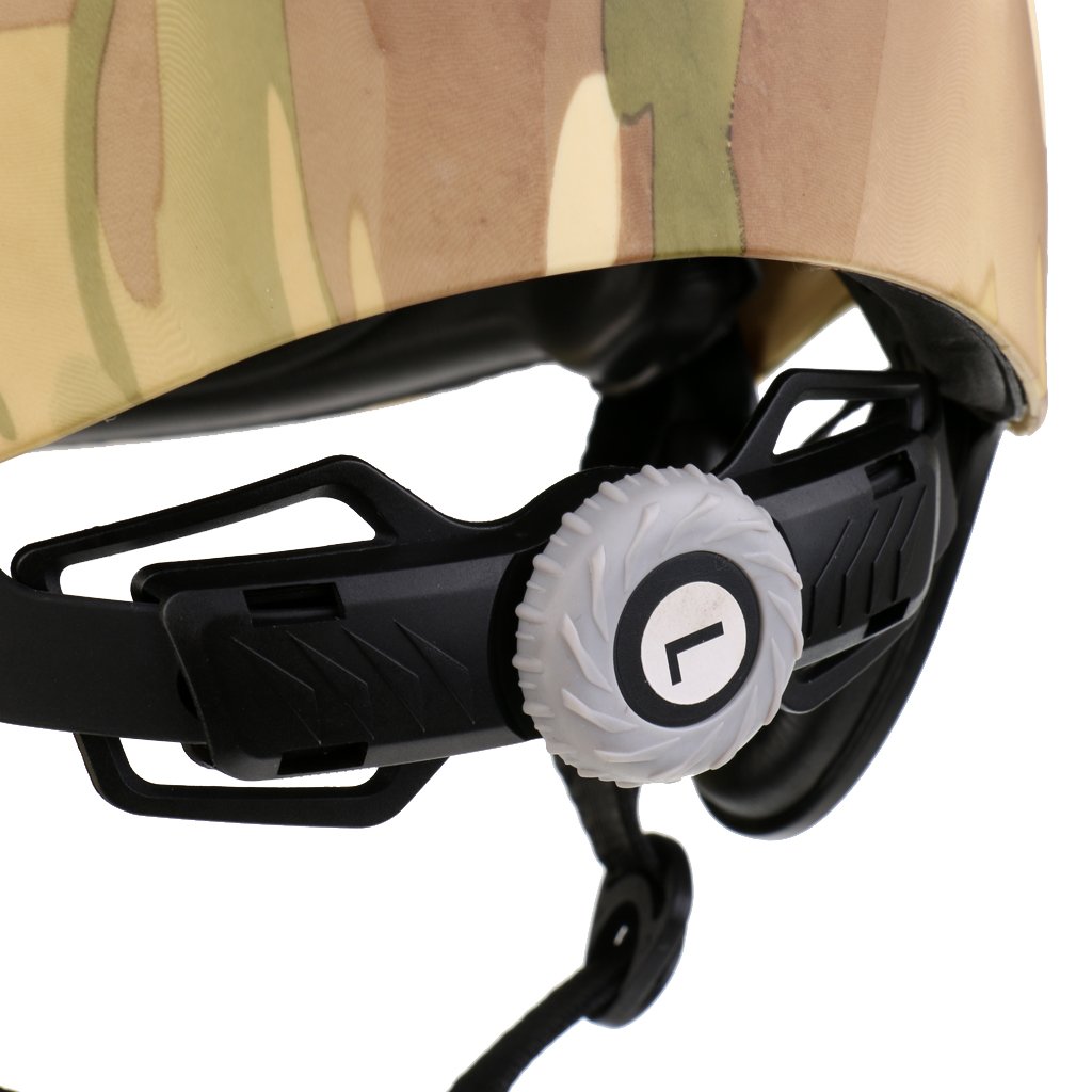 Casque de sécurité pour sports nautiques, kayak, canoë - Pour adultes et enfants - Camouflage vert militaire