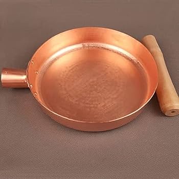 銅　フライパン 約26cm Amazon | 厚くした純銅のパンケーキフライパン純銅の本物の銅の