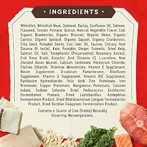 Stella & Chewy's SuperBlends Uncooked Coated Healthful Grains Wild-Caught Whitefish & Salmon Recipe with Superfoods, 3.5 lb. Bag Stella & Chewy’s SuperBlends Uncooked Coated Healthful Grains Wild-Caught Whitefish & Salmon Recipe with Superfoods, 3.5 lb. Bag