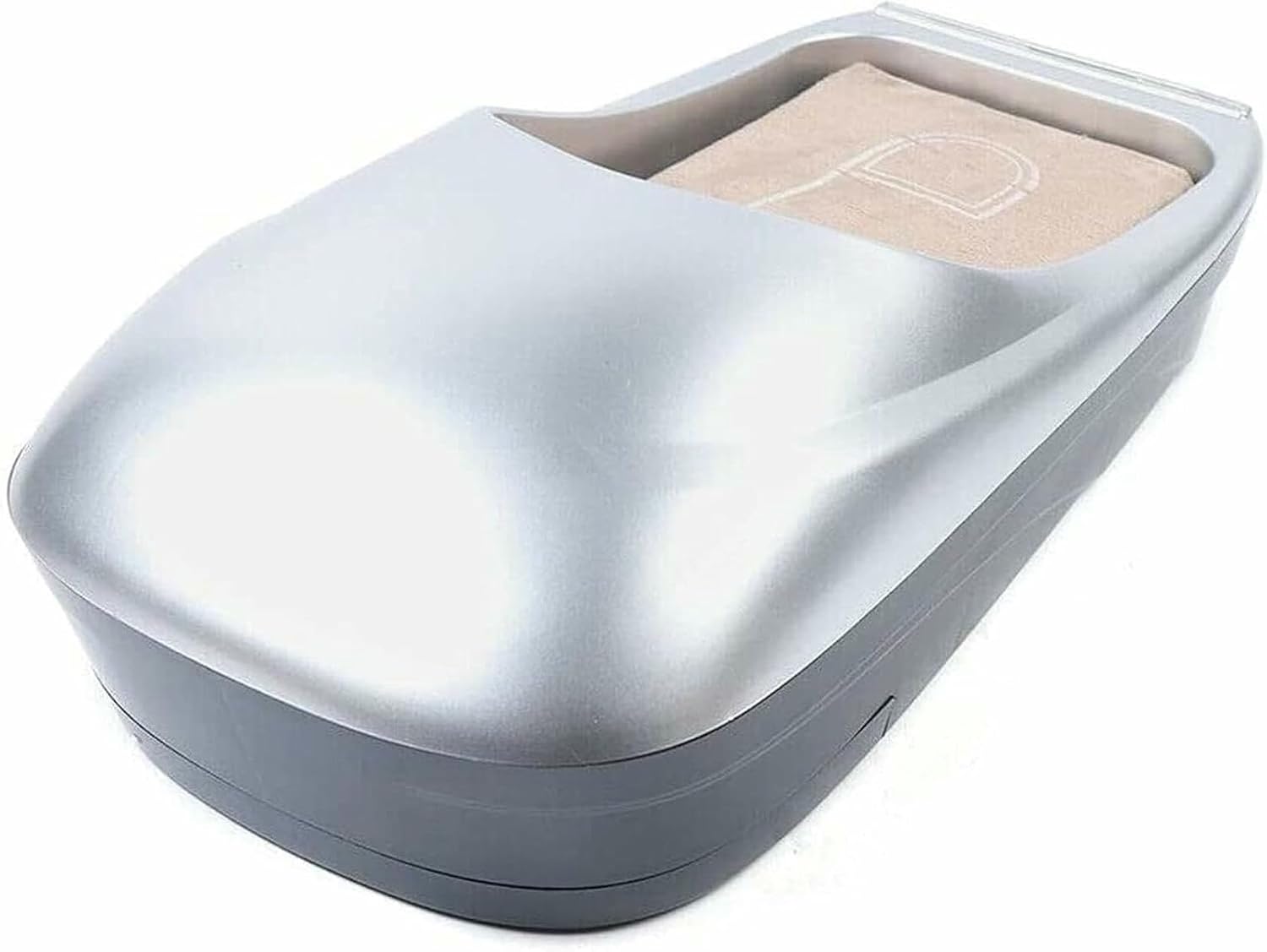 Automatic Shoe Covers Dispenser Automatic Shoe Film Machine Home Office Lab Shoe Cover Dispenser Shoe Wrapping Machineshoe Covers(Silver)