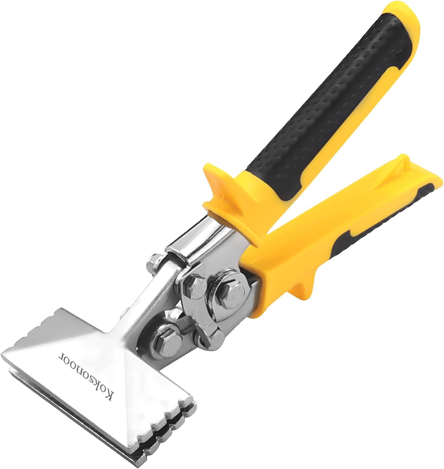 Heavy Duty Sheet Metal Hand Seamer, 3" Jaw Sheet Metal Bender and Flattening Tool, Hot-Forged 3Cr13 Steel with Non-Slip Handle and Safety Lock for HVAC, Roofing & Duct Work