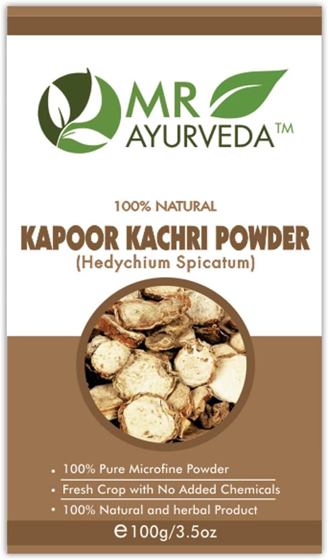 MR Ayurveda 100% Pure Kapoor Kachri Powder | Kapoor Kachri Powder for Hair | Kapoor Kachri Powder for Skin, 100 Grams