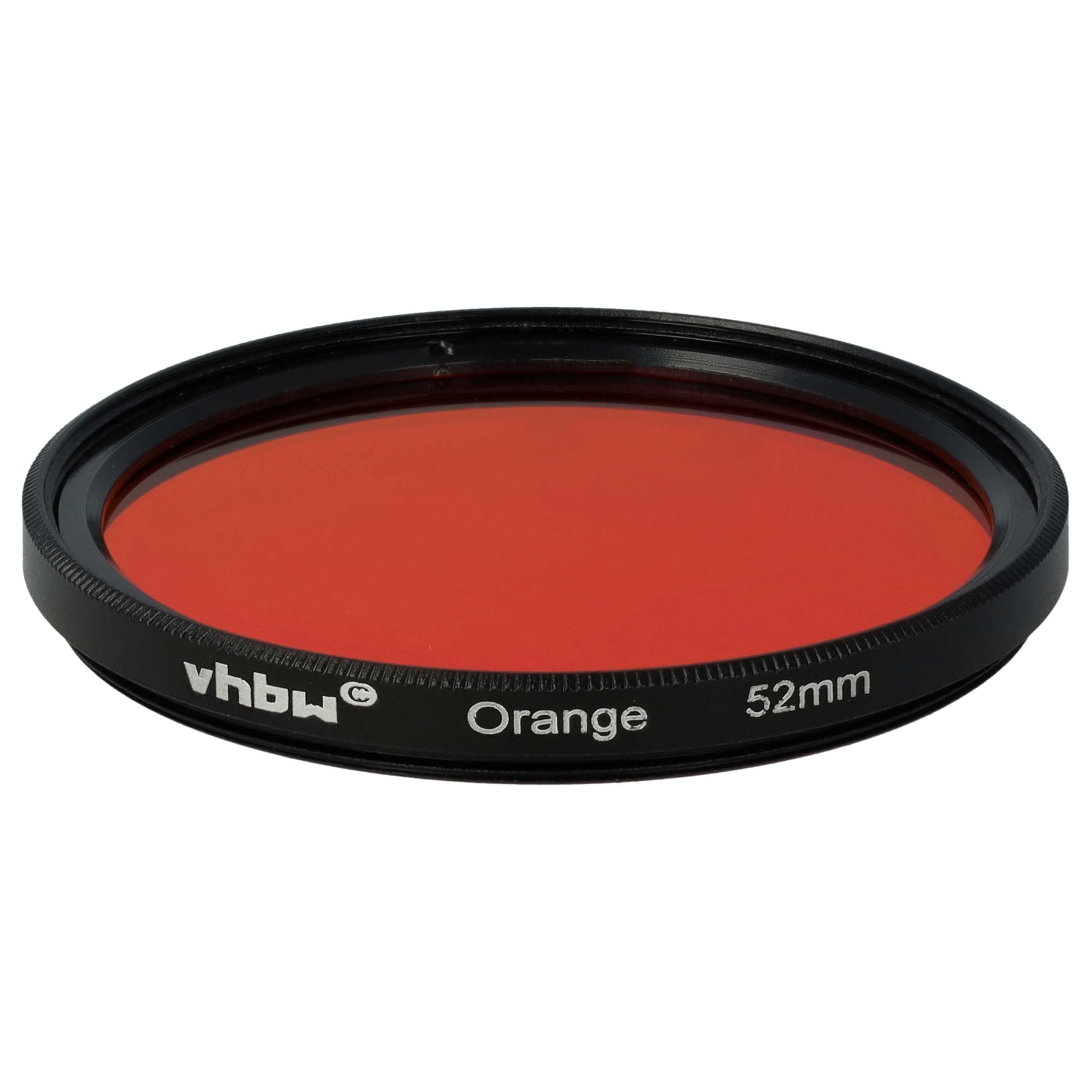 vhbw Uniwersalny filtr kolorów do obiektywów z gwintem 52mm - filtr pomarańczowy