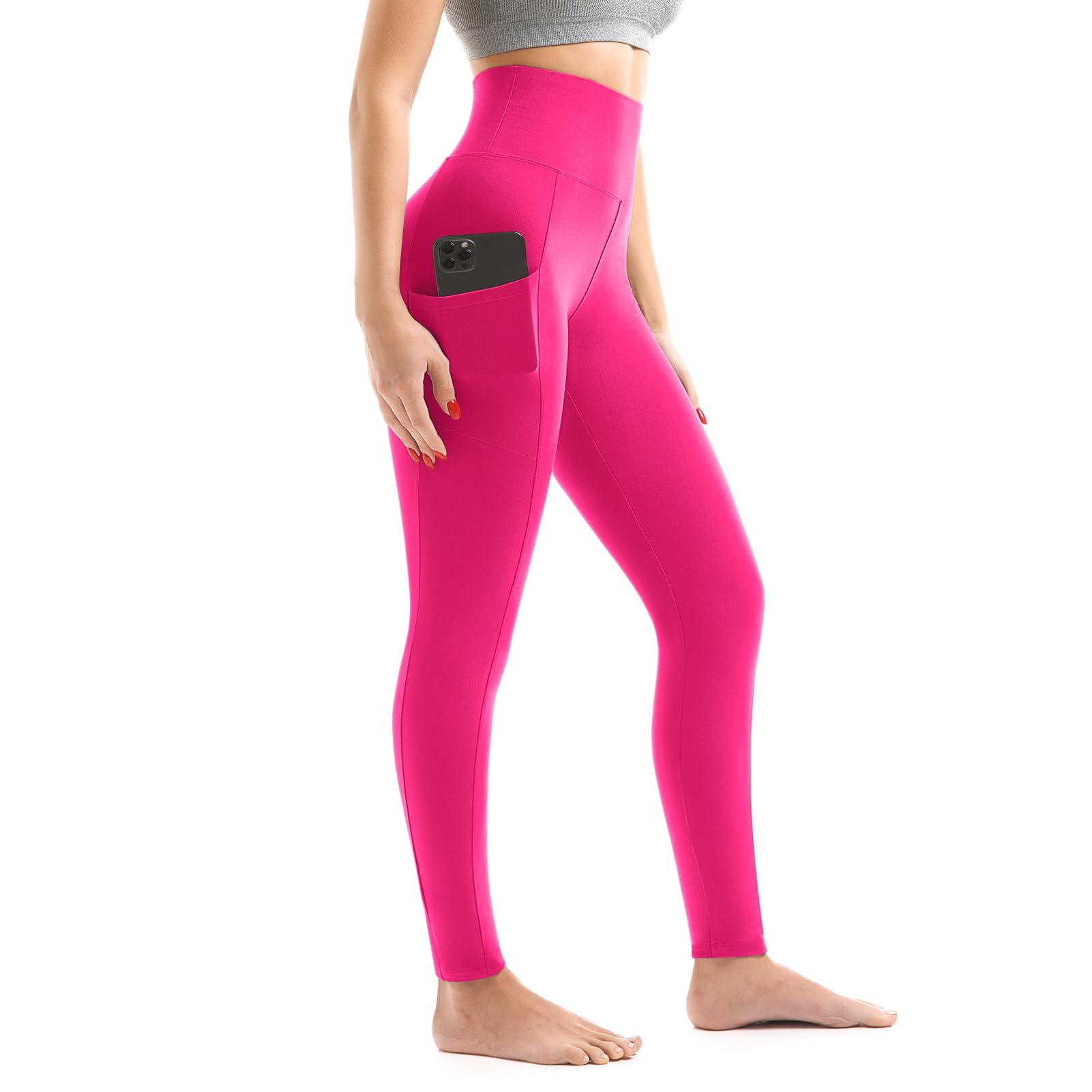 Walifrey Leggings with Pockets for Women