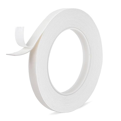 Cinta adhesiva de doble cara extraíble de 18 pies, tiras para colgar fotos sin daños, cinta adhesiva de montaje resistente para pared, póster,