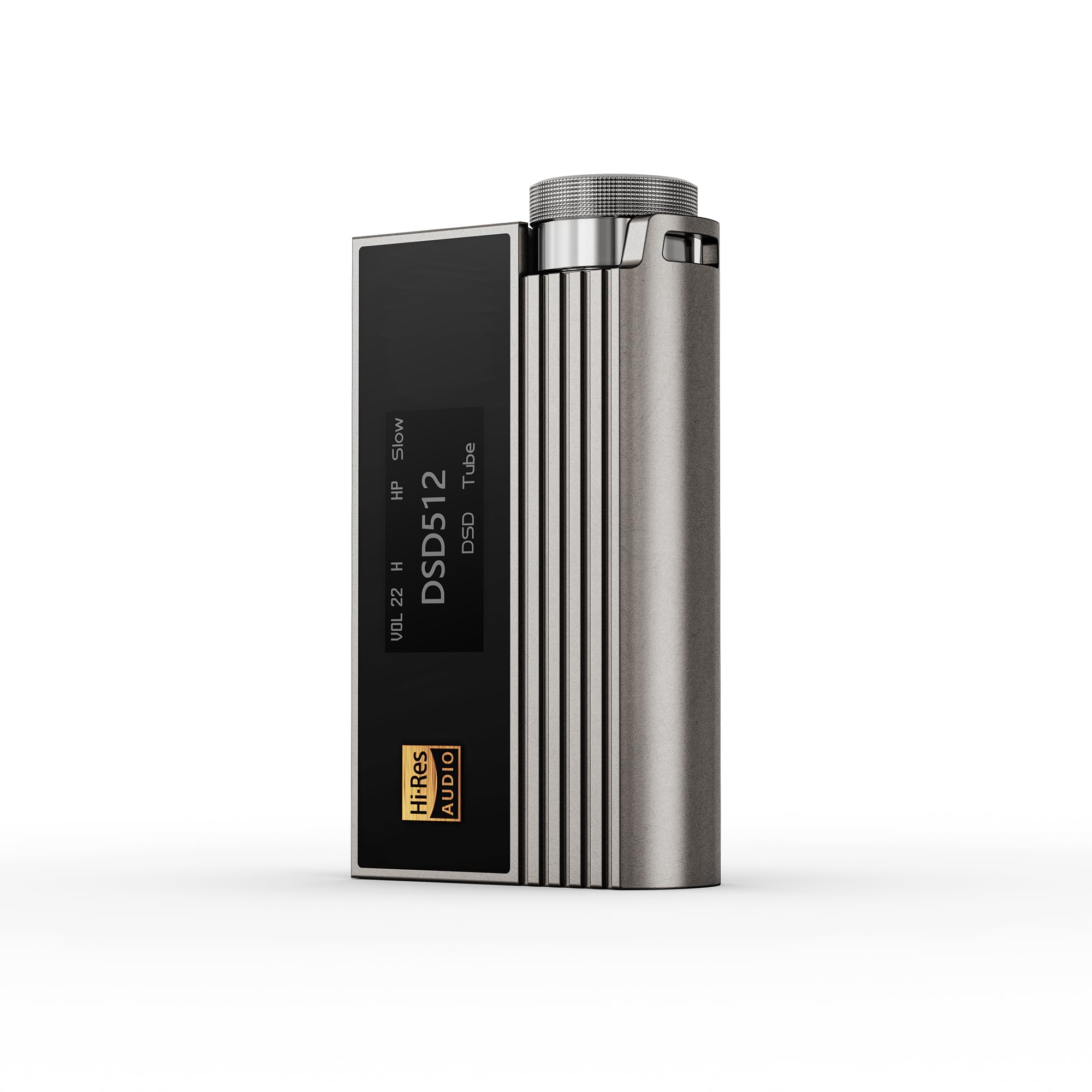 iBasso Audio Nunchaku アイバッソ 真空管搭載ポータブルDAC/AMP 小型 アンプ TypeC タイプC USBDAC ケーブル着脱式 CS43198×2 OPAMP×4+BUF634A×4 3.5mm 4.4mm SPDIF Gain機能 バランス シングルエンド出力 ドングルDAC ハイレゾ 120mAの低消費電力 専用ケース付き【国内正規品】 (グレー)