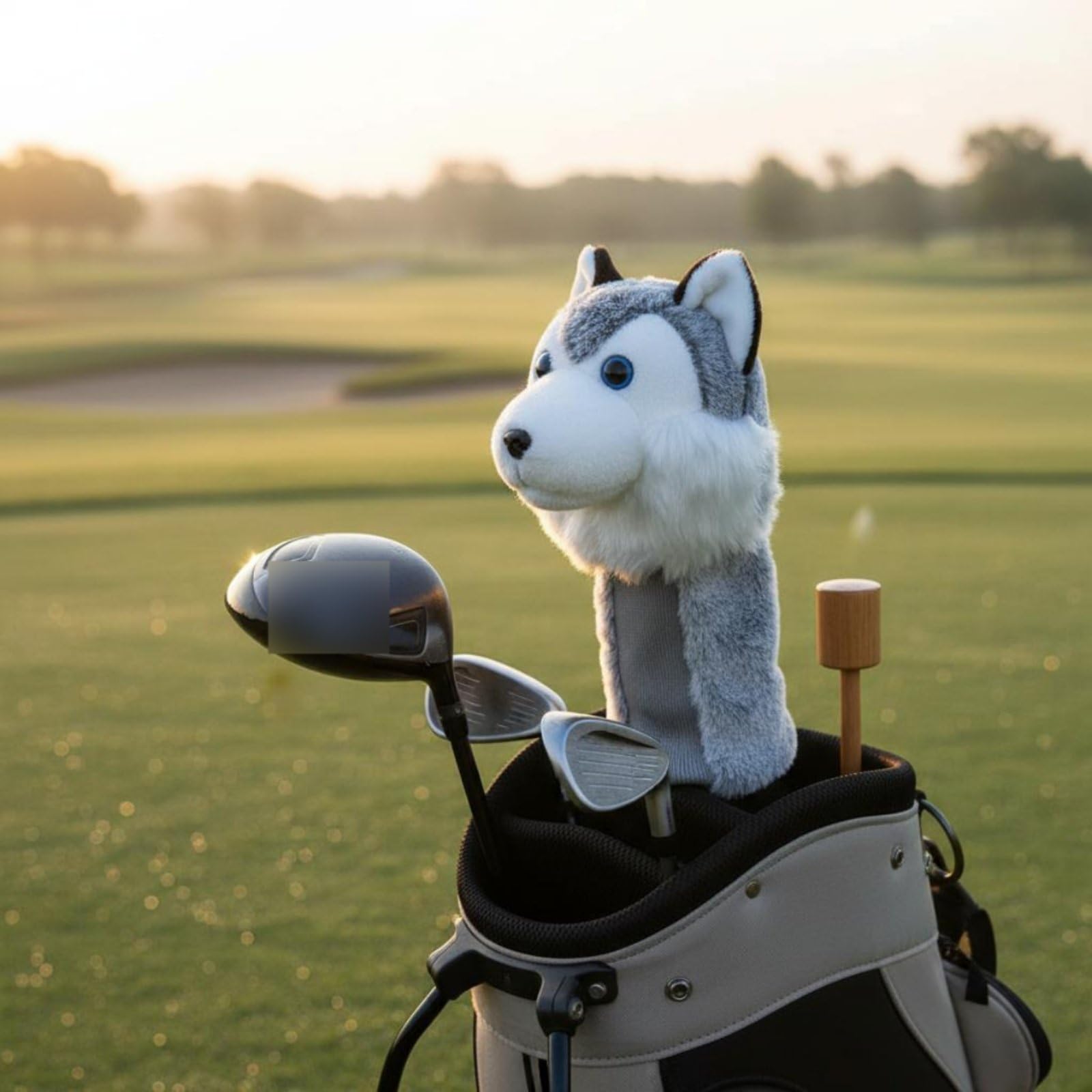 Housse de Golf en Peluche Doux, Housse Tête Protège-Driver Animale | Accessoire de Golf Ludique et Distinctif, Housse Anti-Chocs pour Transport, Rangement et Parties