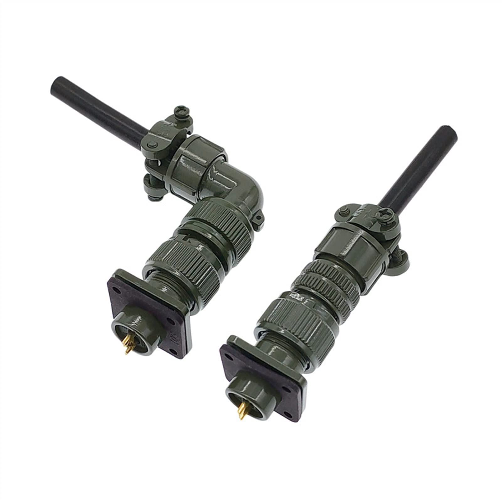 MS3106A 10SL-3 10SL-4 MIL-C 5015 Rundsteckverbinder MS3108 MIL STD Steckdose 3102A Militärspezifikation Steckverbinder 1St (Color : Plug 3108 10SL-3S)